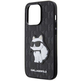 Karl Lagerfeld KLHCP14LSAKHPCK iPhone 14 Pro 6,1" černá/černá Saffiano Monogram Choupette