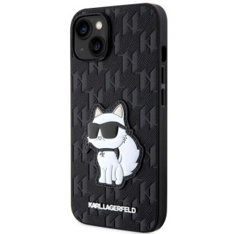 Karl Lagerfeld KLHCP14MSAKHPCK iPhone 14 Plus 6,7" černá/černá Saffiano Monogram Choupette