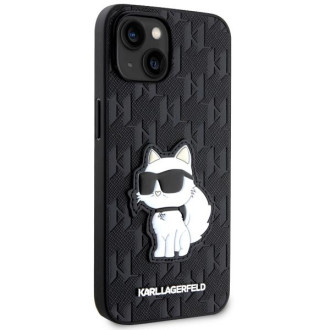 Karl Lagerfeld KLHCP14MSAKHPCK iPhone 14 Plus 6,7" černá/černá Saffiano Monogram Choupette