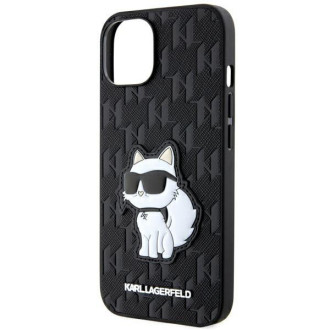 Karl Lagerfeld KLHCP14MSAKHPCK iPhone 14 Plus 6,7" černá/černá Saffiano Monogram Choupette