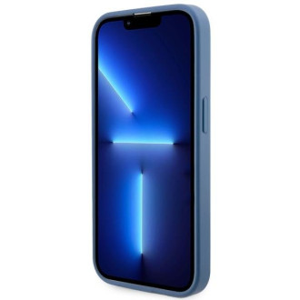 Guess GUHMP14XP4RPSB iPhone 14 Pro Max 6,7&quot; modro/modré pevné pouzdro 4G Printed Stripes MagSafe