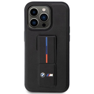 Pouzdro BMW BMHCP14L22GSLK iPhone 14 Pro 6,1&quot; černo/černé pevné pouzdro Grip Hot Stamp