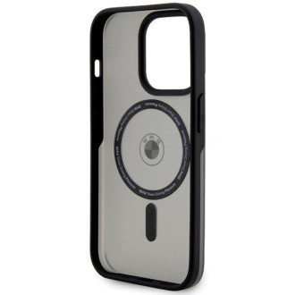 Pouzdro BMW BMHMP14LDSLK iPhone 14 Pro 6,1&quot; černo/černé pevné pouzdro Signature MagSafe