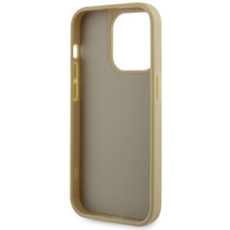 Guess GUHCP14LHDGTPD iPhone 14 Pro 6,1" zlato/zlatý pevný obal drahokamu Triangle
