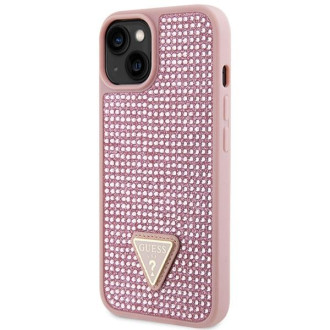 Guess GUHCP14MHDGTPP iPhone 14 Plus 6,7" růžový/růžový pevný kryt drahokamu Triangle