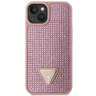 Guess GUHCP14MHDGTPP iPhone 14 Plus 6,7" růžový/růžový pevný kryt drahokamu Triangle