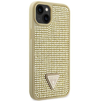 Guess GUHCP14SHDGTPD iPhone 14 6,1" zlato/zlatý pevný kryt drahokamu Triangle