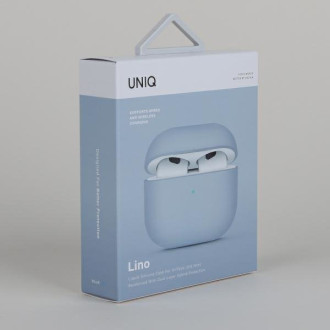Uniq pouzdro Lino AirPods 3 gen Silicone blue/arctic blue