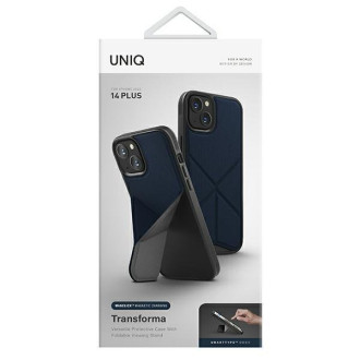 Uniq pouzdro Transforma iPhone 14 Plus 6,7" Magclick Charging blue/electric blue
