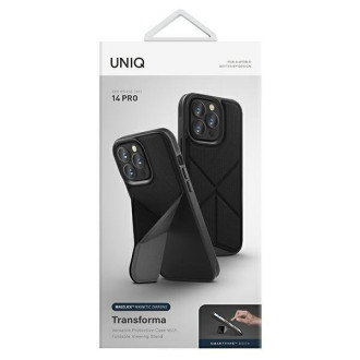 Uniq pouzdro Transforma iPhone 14 Pro 6.1" Magclick Charging černá/ebenově černá