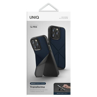 Uniq pouzdro Transforma iPhone 14 Pro 6.1" Magclick Charging blue/electric blue