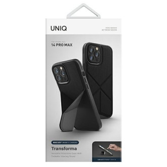 Uniq pouzdro Transforma iPhone 14 Pro Max 6,7" Magclick Charging černá/ebenově černá