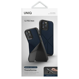 Uniq pouzdro Transforma iPhone 14 Pro Max 6,7" Magclick Charging blue/electric blue
