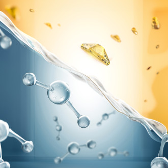 Luxusní obal na iPhone 14 Pro s krystaly Kingxbar Phoenix Crystals – zlatý a modrý