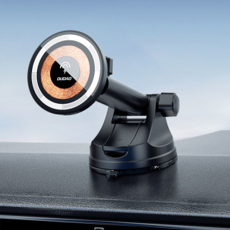 Dudao F12MAX+ magnetický držák kokpitu s indukční nabíječkou MagSafe - černý