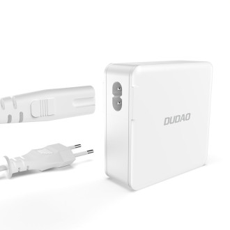 GaN 100W 2 x USB-C / 2 x USB rychlá nabíječka Dudao A100EU - bílá