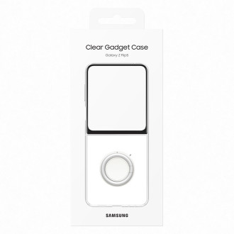 Silikonové pouzdro Gadget pro Samsung Galaxy Z Flip 5 - průhledné
