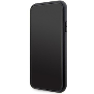 Guess GUHCN61P4SNK iPhone 11 / Xr šedý/šedý pevný obal 4G Stripe
