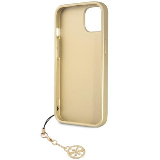 Guess GUHCP14SGF4GGR iPhone 14 6,1&quot; šedý/šedý pevný obal 4G Charms Collection