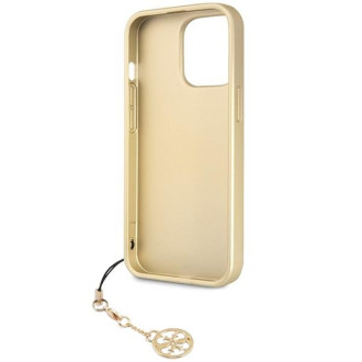 Guess GUHCP14XGF4GGR iPhone 14 Pro Max 6,7&quot; šedý/šedý pevný obal 4G Charms Collection