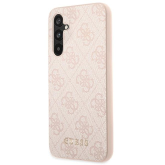 Guess GUHCSA54G4GFPI A54 A546 růžové/růžové pevné pouzdro 4G kovové zlaté logo