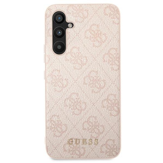 Guess GUHCSA54G4GFPI A54 A546 růžové/růžové pevné pouzdro 4G kovové zlaté logo
