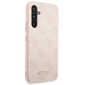Guess GUHCSA54G4GFPI A54 A546 růžové/růžové pevné pouzdro 4G kovové zlaté logo