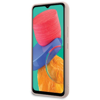 Guess GUHCSA54G4GFPI A54 A546 růžové/růžové pevné pouzdro 4G kovové zlaté logo