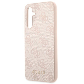 Guess GUHCSA54G4GFPI A54 A546 růžové/růžové pevné pouzdro 4G kovové zlaté logo