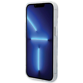 Karl Lagerfeld KLHMP13MHNKCIT pevný kryt iPhone 13 6,1&quot; transparentní Iconic Karl&amp;Choupette Magsafe