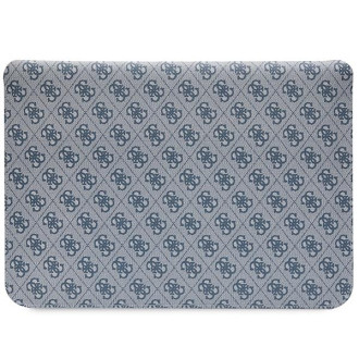 Guess Sleeve GUCS14PS4SGB 14&quot; modro/modré 4G Stripe Metal Logo