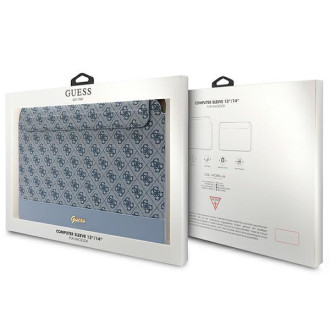 Guess Sleeve GUCS14PS4SGB 14&quot; modro/modré 4G Stripe Metal Logo