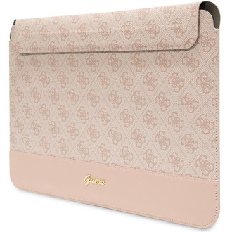 Guess Sleeve GUCS14PS4SGP 14&quot; růžové/růžové 4G Stripe Metal Logo