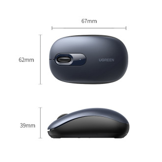 Ugreen MU105 2,4GHz USB bezdrátová myš - tmavě modrá