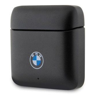 BMW Bluetooth sluchátka BMWSES20AMK TWS + dokovací stanice černá/černá Signature