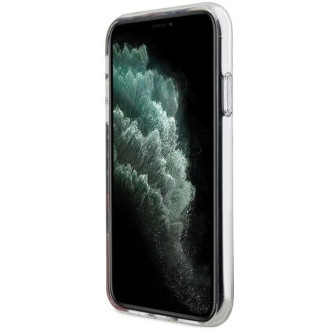 Guess GUHMN61HCFWSA iPhone 11 / Xr 6,1" zelený/khaki pevný obal Flower MagSafe