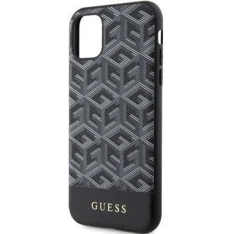 Guess GUHMN61HGCFSEK iPhone 11 / Xr 6,1" černý/černý pevný obal GCube Stripes MagSafe