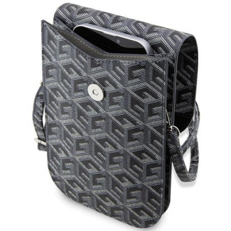 Guess Kabelka GUWBHGCFSEK black/black GCube Stripe