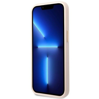 Guess GUHMP14LU4GPRP iPhone 14 Pro 6,1" růžové/růžové pevné pouzdro 4G Logo Plate MagSafe