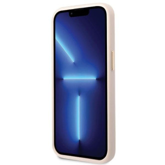 Guess GUHMP14SU4GPRP iPhone 14 6,1" růžové/růžové pevné pouzdro 4G Logo Plate MagSafe