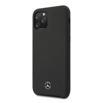 Pevné pouzdro Mercedes MEHCN58SILBK iPhone 11 Pro černo/černá silikonová řada