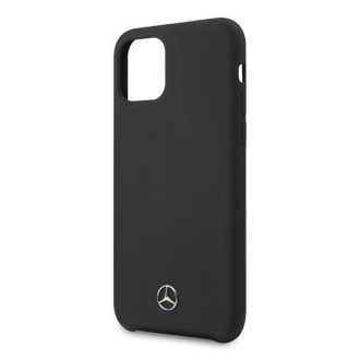 Pevné pouzdro Mercedes MEHCN58SILBK iPhone 11 Pro černo/černá silikonová řada