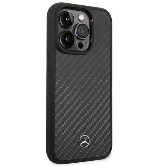Mercedes MEHMP14LRCABK iPhone 14 Pro 6,1" černo/černý karbonový pevný obal Dynamic Line
