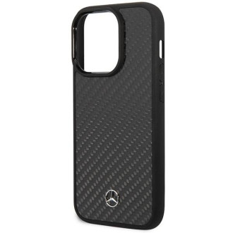 Mercedes MEHMP14LRCABK iPhone 14 Pro 6,1" černo/černý karbonový pevný obal Dynamic Line