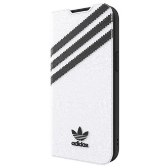 Adidas OR Booklet Case PU iPhone 13 6.1" černá/černo bílá 47092