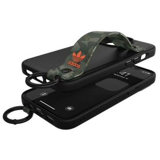 Adidas OR Hand Strap Case iPhone 13 Pro /13 6.1" černo-zelená/černo-zelená 47111