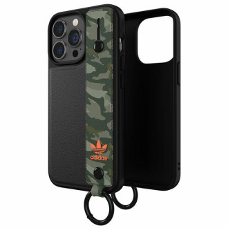 Adidas OR Hand Strap Case iPhone 13 Pro /13 6.1" černo-zelená/černo-zelená 47111