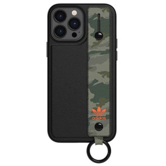 Adidas OR Hand Strap Case iPhone 13 Pro Max 6,7" černá-kamufláž/černo-zelená kamufláž 48671