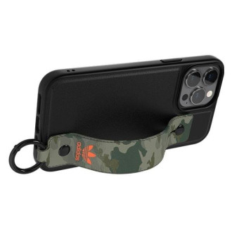 Adidas OR Hand Strap Case iPhone 13 Pro Max 6,7" černá-kamufláž/černo-zelená kamufláž 48671