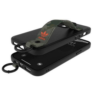 Adidas OR Hand Strap Case iPhone 13 Pro Max 6,7" černá-kamufláž/černo-zelená kamufláž 48671